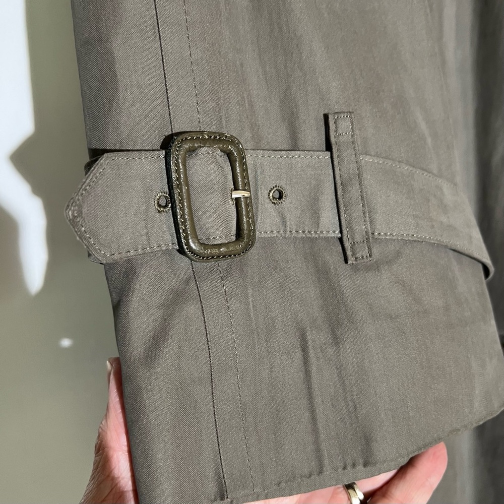 BURBERRY Double-Breasted Trench Coat with Removable Wool Lining EUC - Picture 14 of 16